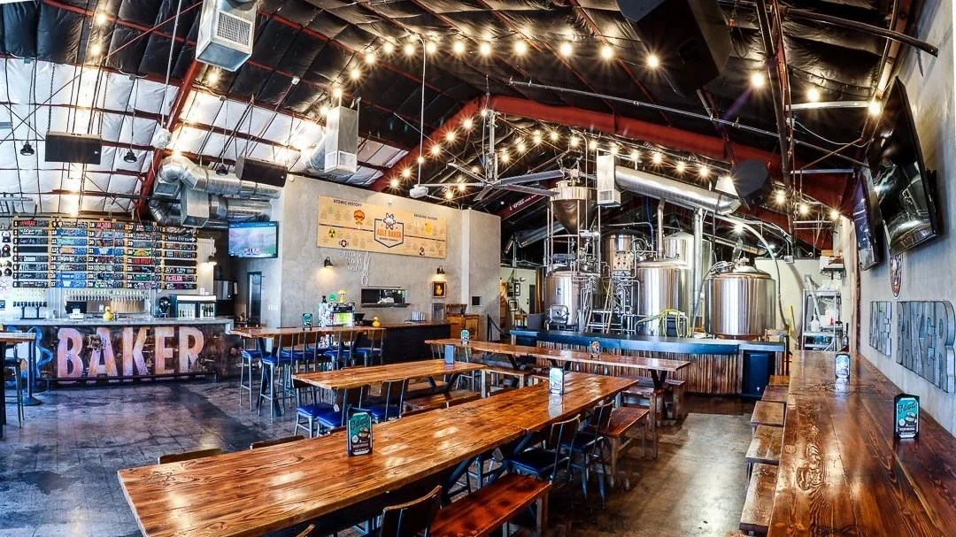 The taproom at Able Baker Brewing in the Arts District