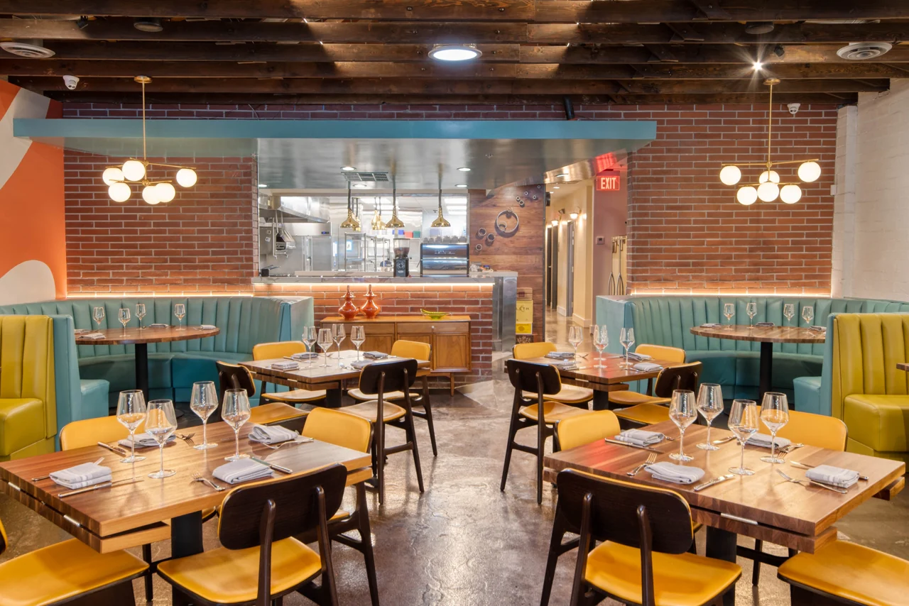 The dining room at Main St. Provisions