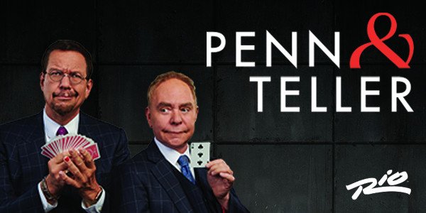 Penn & Teller show artwork